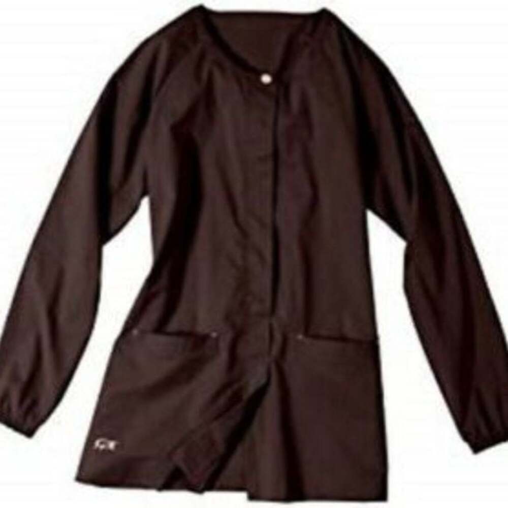 NWOT  IGUANA JACKET SCRUB DARK BURGUNDY SIZE M